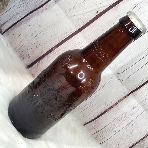 Y2K Budweiser Official Merchandise 15" Glass Nascar Dale Earnhardt Beer Bottle - Picture 9 of 11